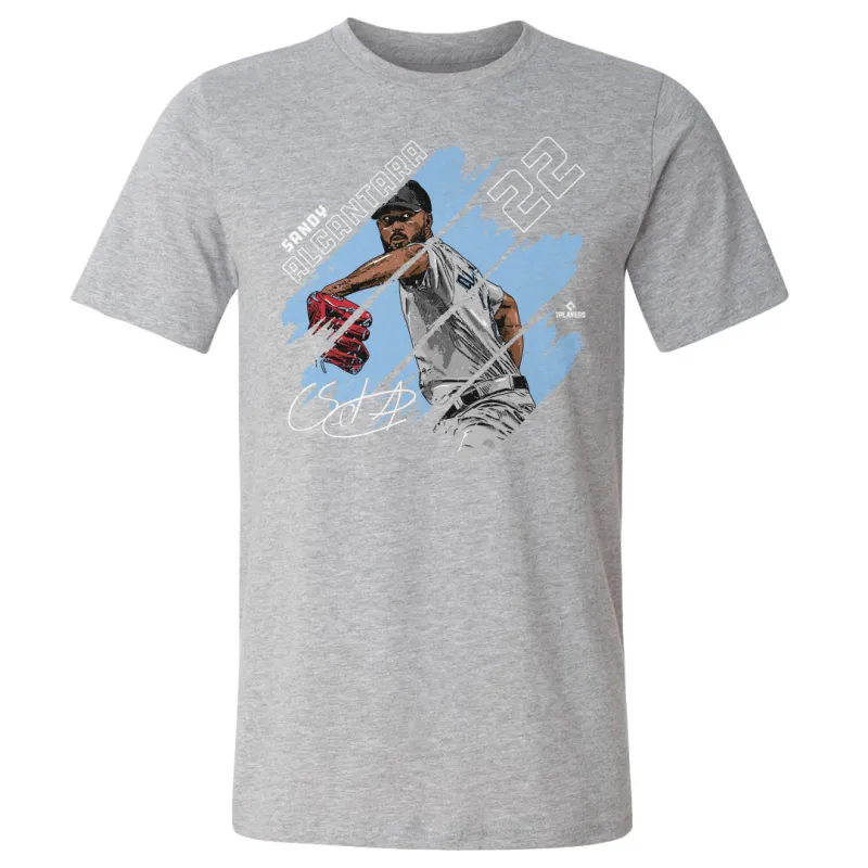 Sandy Alcantara Miami Stripes WHT sold by 500 Level