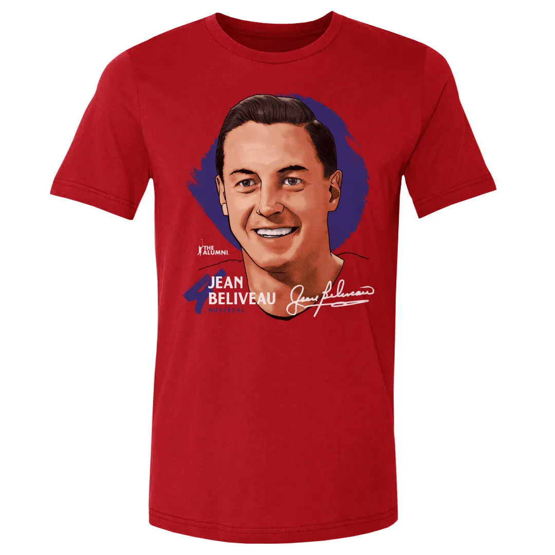 Jean Beliveau Montreal Portrait WHT sold by 500 Level