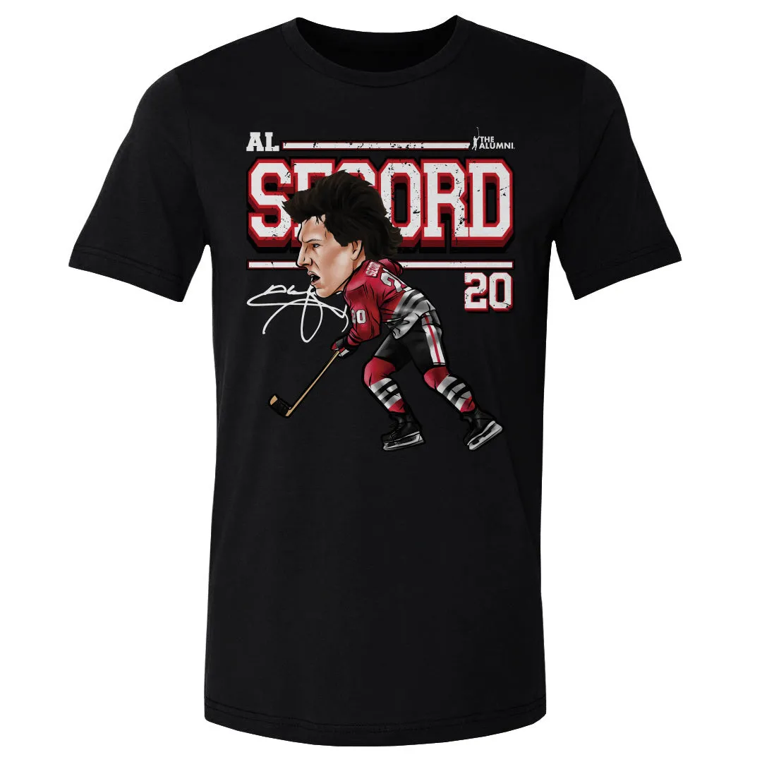 Al Secord Chicago Cartoon WHT sold by 500 Level product image thumbnail 2