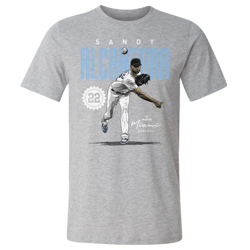 Sandy Alcantara Miami Card WHT made by 500 Level