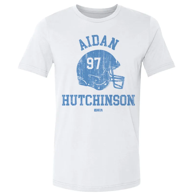 Aidan Hutchinson Detroit Helmet Font sold by 500 Level