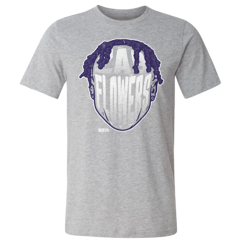 Zay Flowers Baltimore Player Silhouette WHT sold by 500 Level