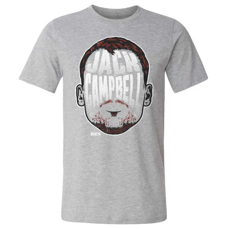 Jack Campbell Detroit Player Silhouette WHT sold by 500 Level