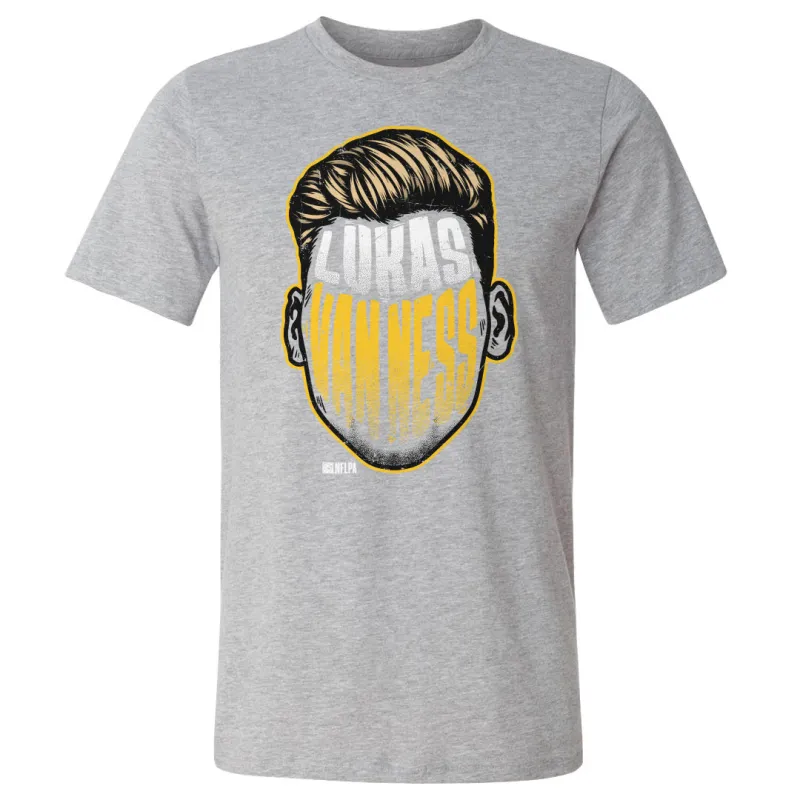 Lukas Van Ness Green Bay Player Silhouette WHT sold by 500 Level