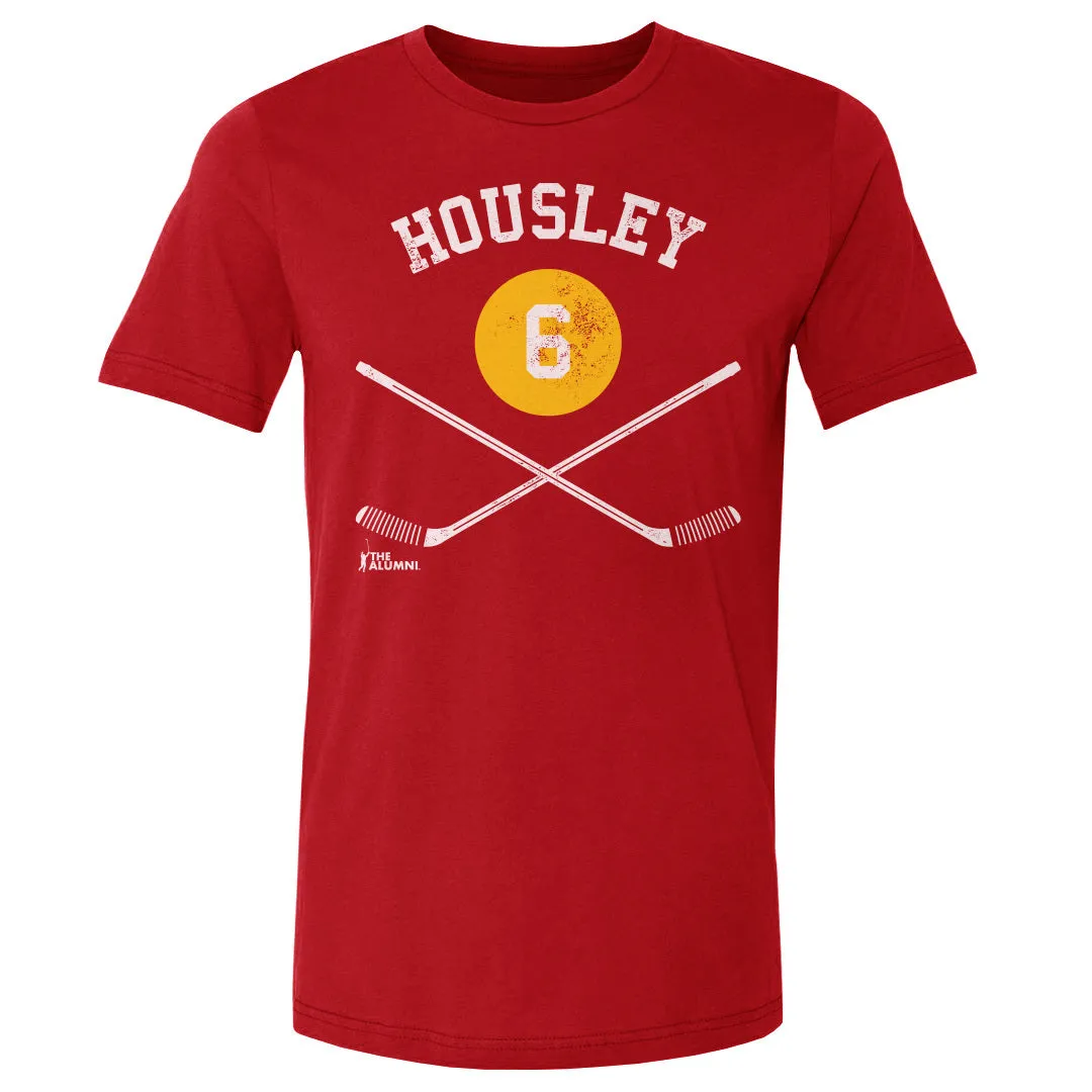 Phil Housley Calgary 6 Sticks WHT sold by 500 Level