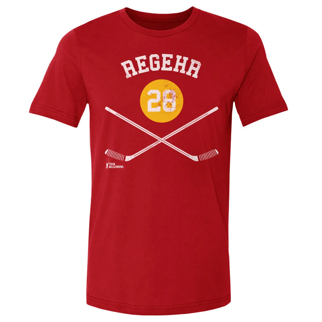 Robyn Regehr Calgary 28 Sticks WHT sold by 500 Level