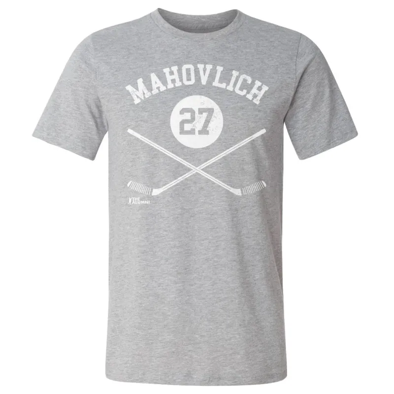 Frank Mahovlich Detroit 27 Sticks WHT sold by 500 Level