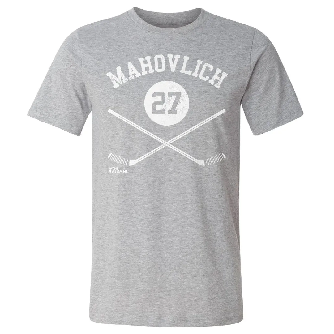 Frank Mahovlich Detroit 27 Sticks WHT sold by 500 Level