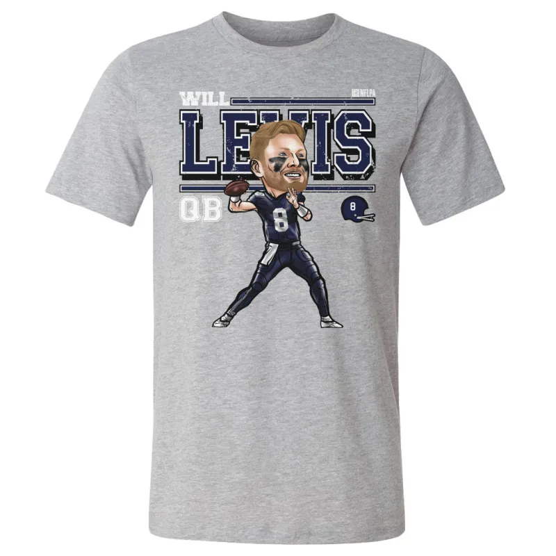 Will Levis Tennessee Cartoon WHT sold by 500 Level