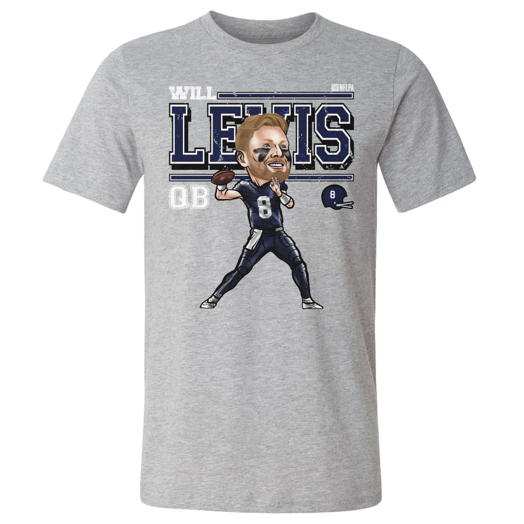 Will Levis Tennessee Cartoon WHT sold by 500 Level