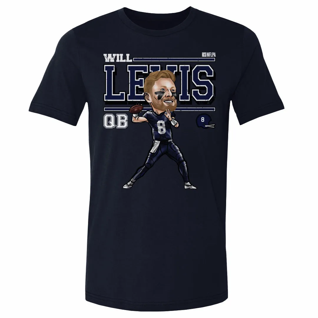 Will Levis Tennessee Cartoon WHT sold by 500 Level product image thumbnail 2