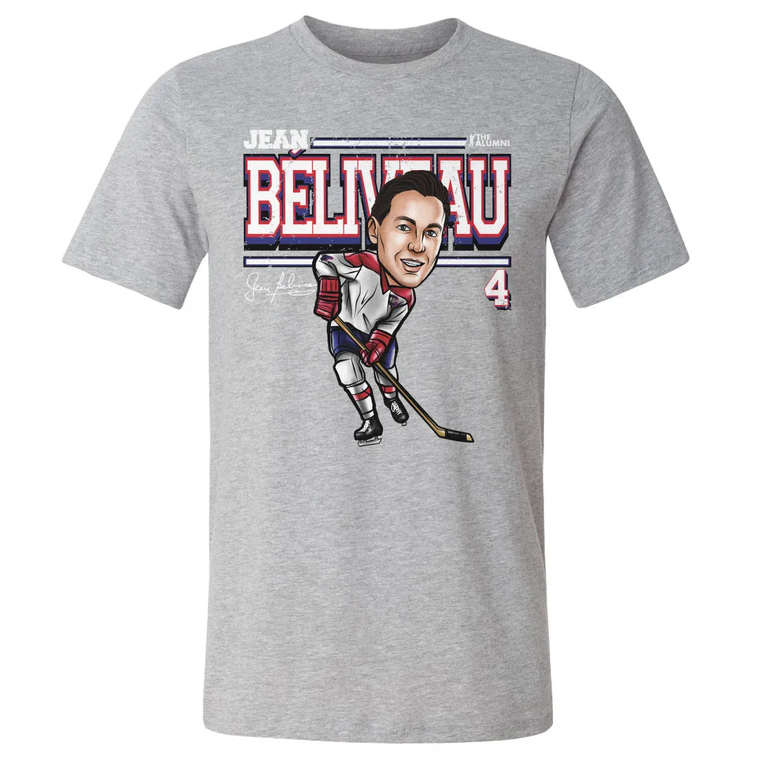 Jean Beliveau Montreal Cartoon WHT sold by 500 Level product image thumbnail 2