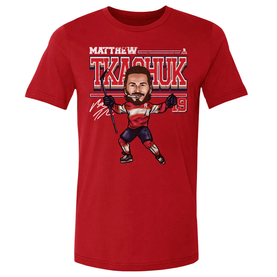 Matthew Tkachuk Florida Cartoon WHT sold by 500 Level