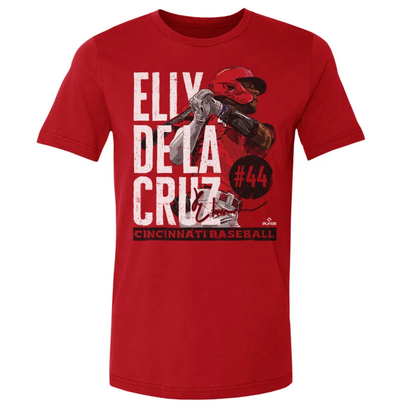 Elly De La Cruz Cincinnati Player Name WHT sold by 500 Level