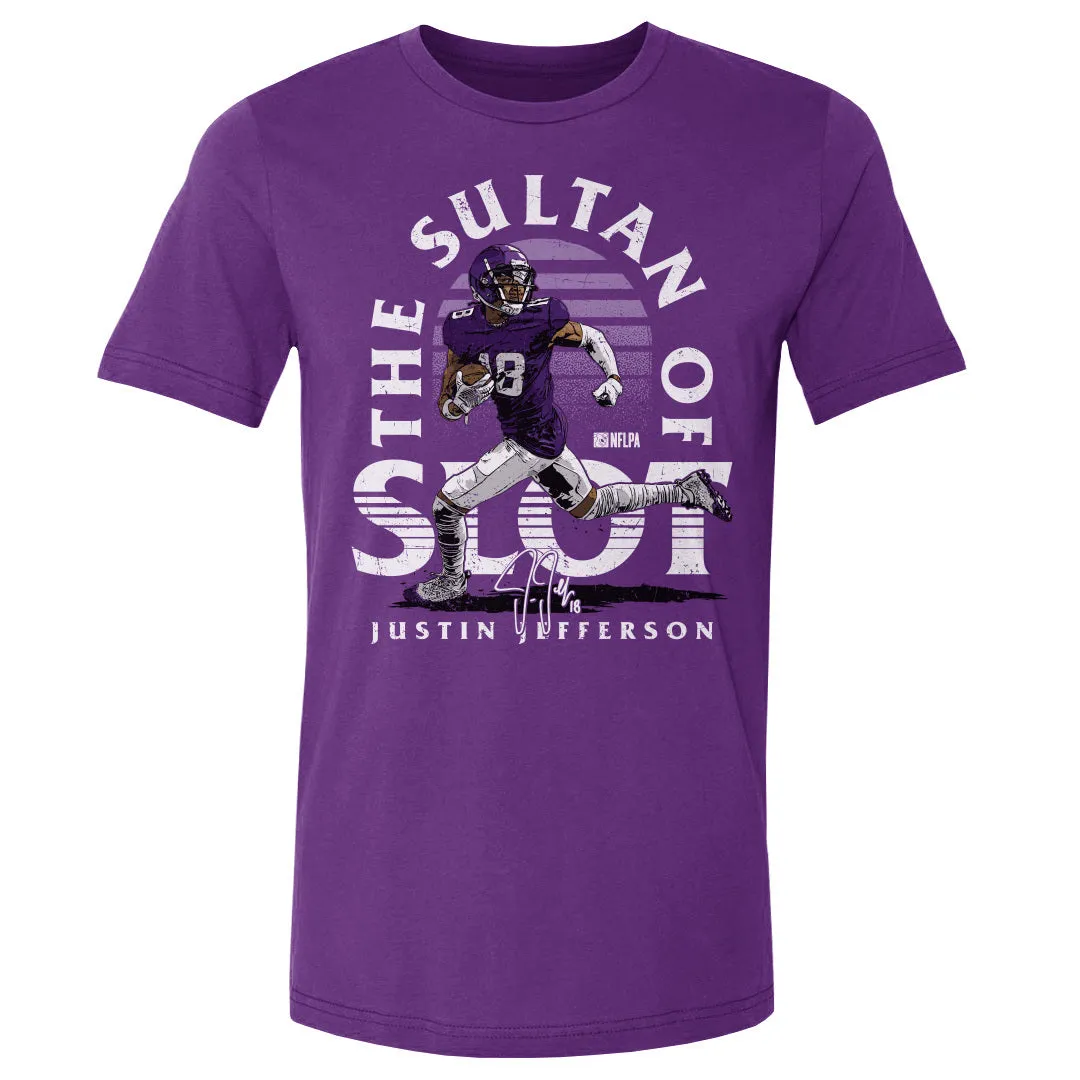 Justin Jefferson Minnesota Sultan Of Slots WHT sold by 500 Level product image thumbnail 2