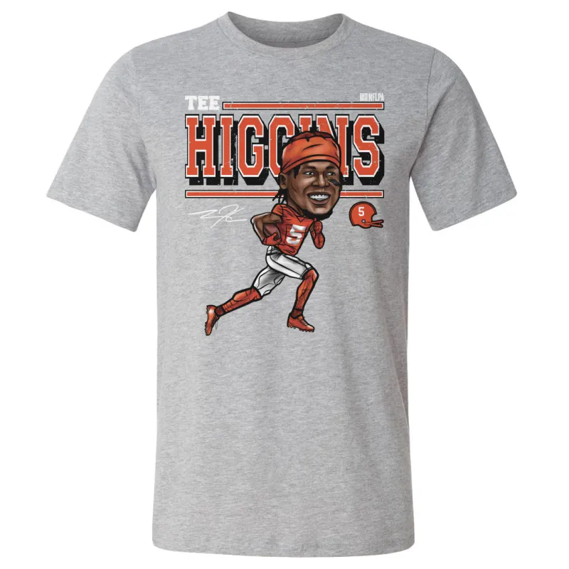 Tee Higgins Cincinnati Cartoon WHT sold by 500 Level