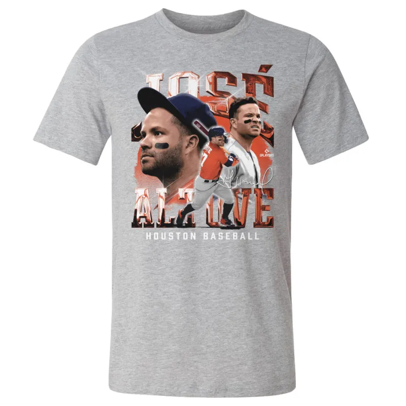 Jose Altuve Houston Vintage WHT sold by 500 Level