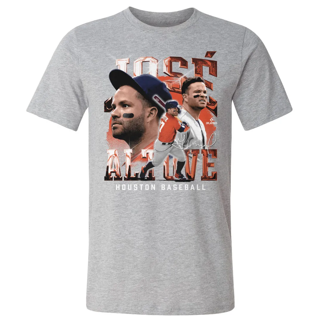 Jose Altuve Houston Vintage WHT sold by 500 Level