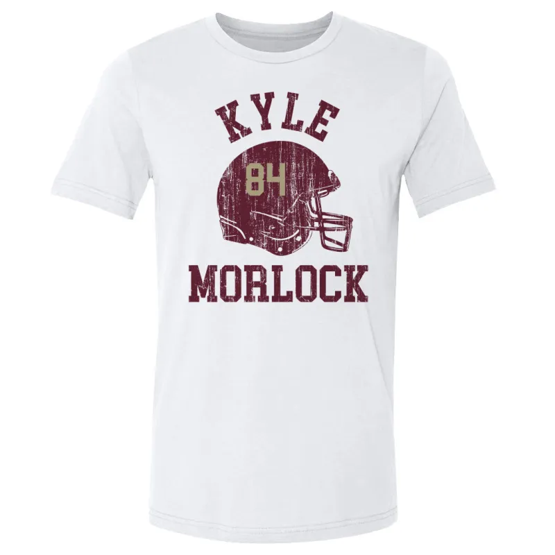Kyle Morlock College Helmet Font sold by 500 Level