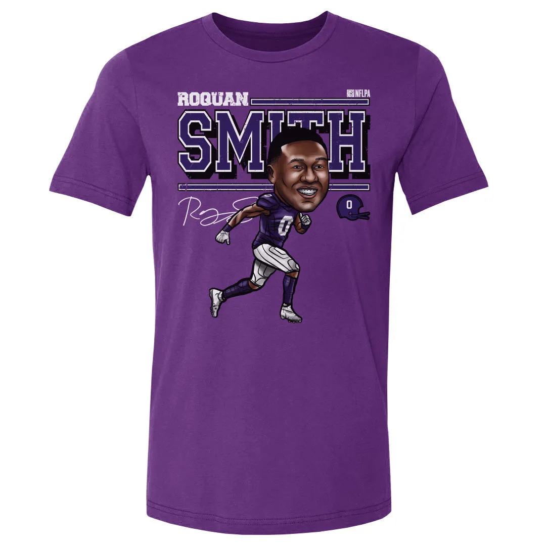 Roquan Smith Baltimore Cartoon WHT sold by 500 Level product image thumbnail 2