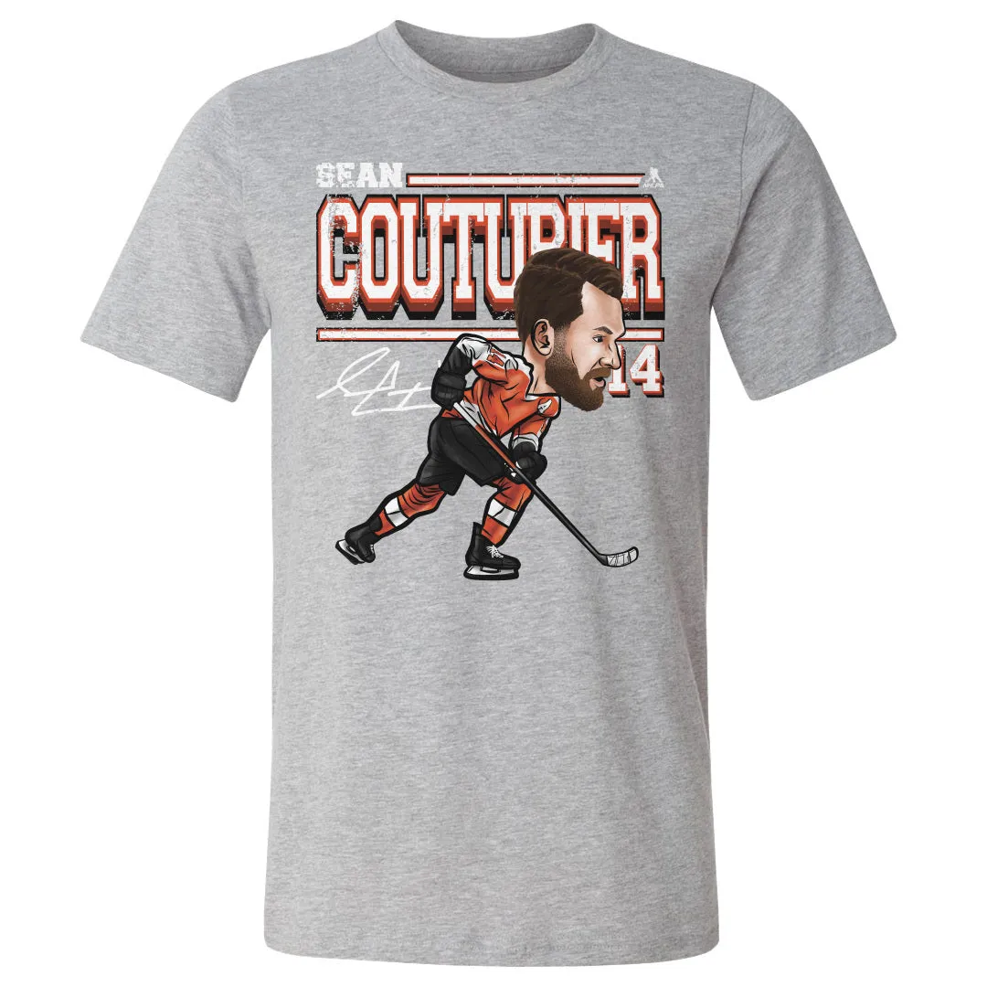 Sean Couturier Philadelphia Cartoon WHT sold by 500 Level
