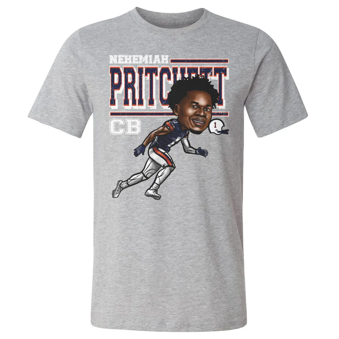 Nehemiah Pritchett College Cartoon WHT sold by 500 Level