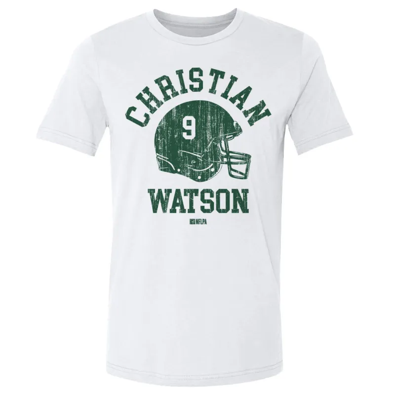 Christian Watson Green Bay Helmet Font sold by 500 Level