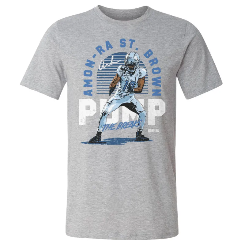 Amon-Ra St. Brown Detroit TD Celebration WHT sold by 500 Level