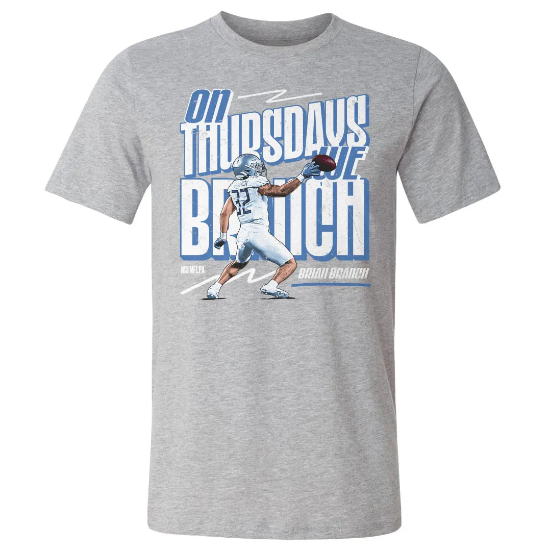 Brian Branch Detroit On Thursdays We Branch WHT sold by 500 Level