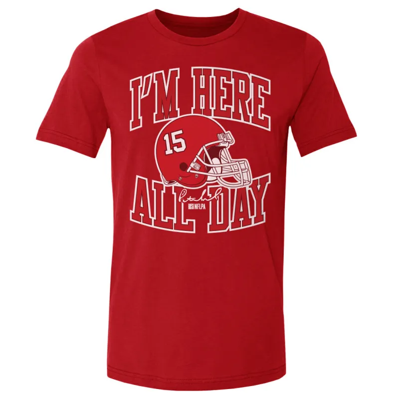 Patrick Mahomes Kansas City I'm Here all Day WHT sold by 500 Level