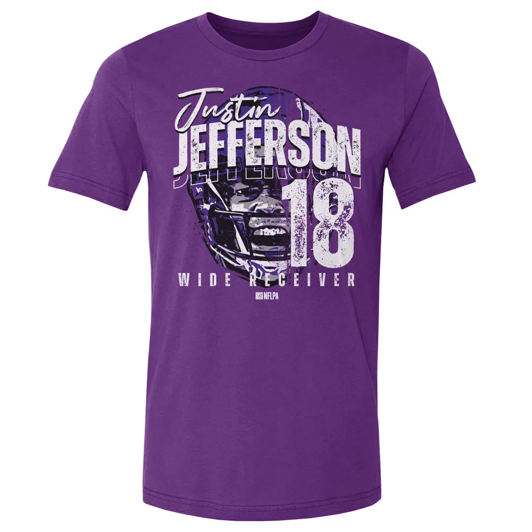 Justin Jefferson Minnesota Half Face WHT sold by 500 Level product image thumbnail 2