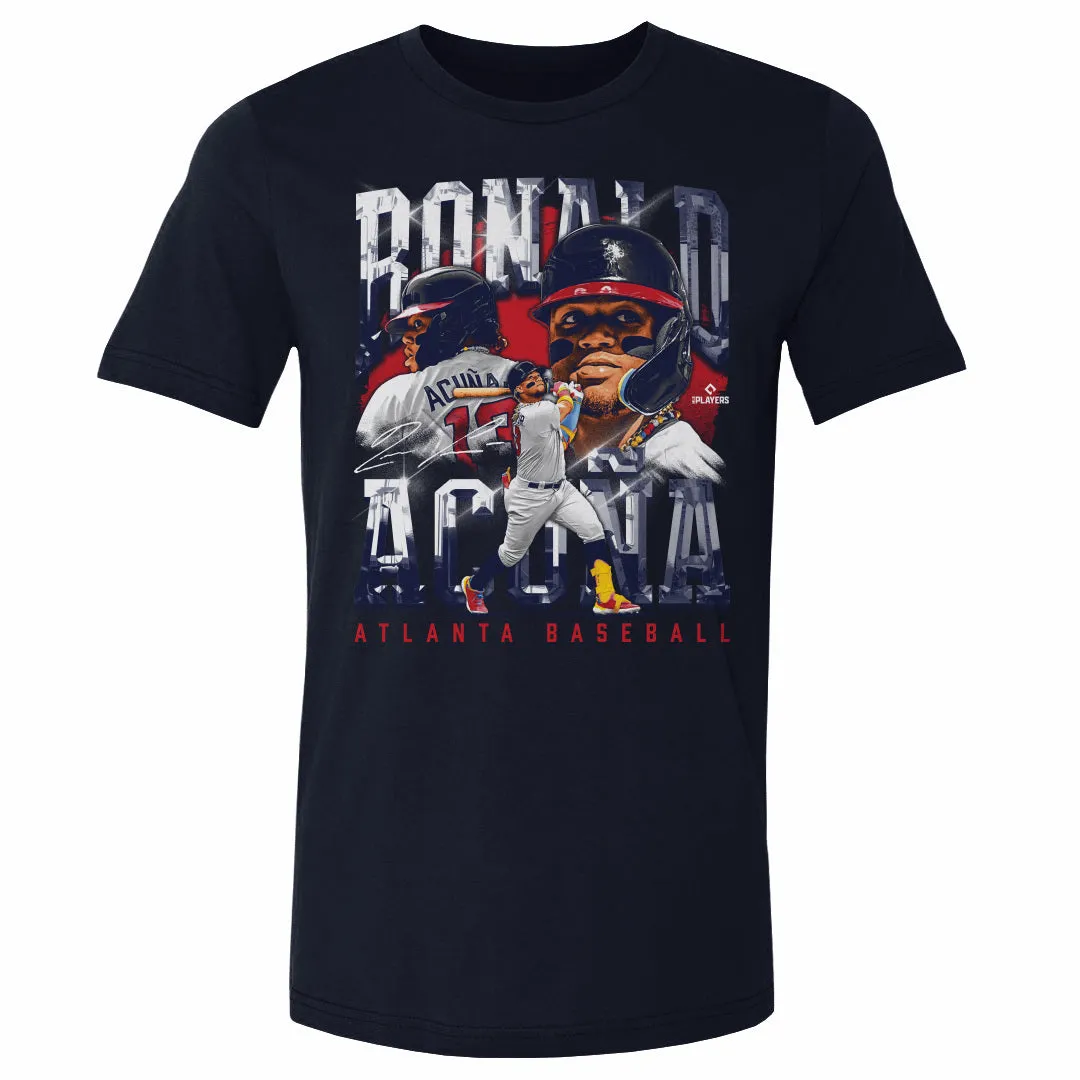 Ronald Acuna Jr. Atlanta Vintage WHT sold by 500 Level