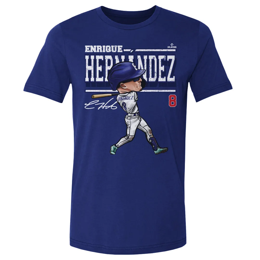Enrique Hernandez Los Angeles D Cartoon WHT sold by 500 Level