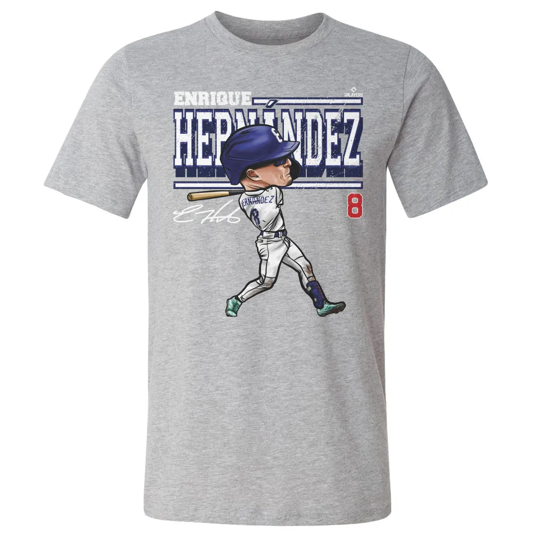 Enrique Hernandez Los Angeles D Cartoon WHT sold by 500 Level product image thumbnail 2