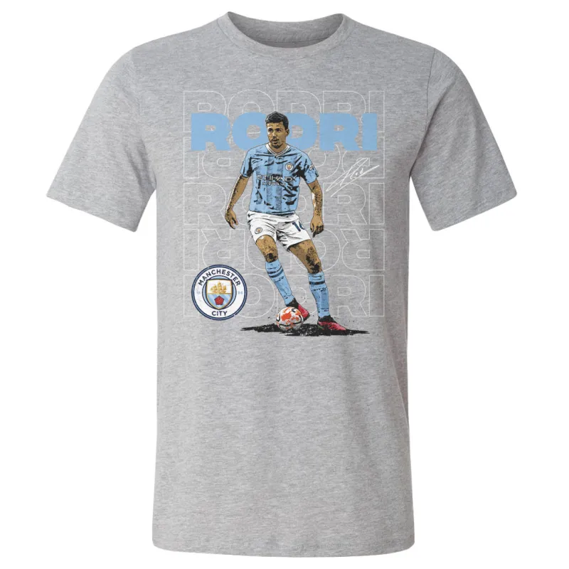 Rodri Machester City Outline Name WHT sold by 500 Level