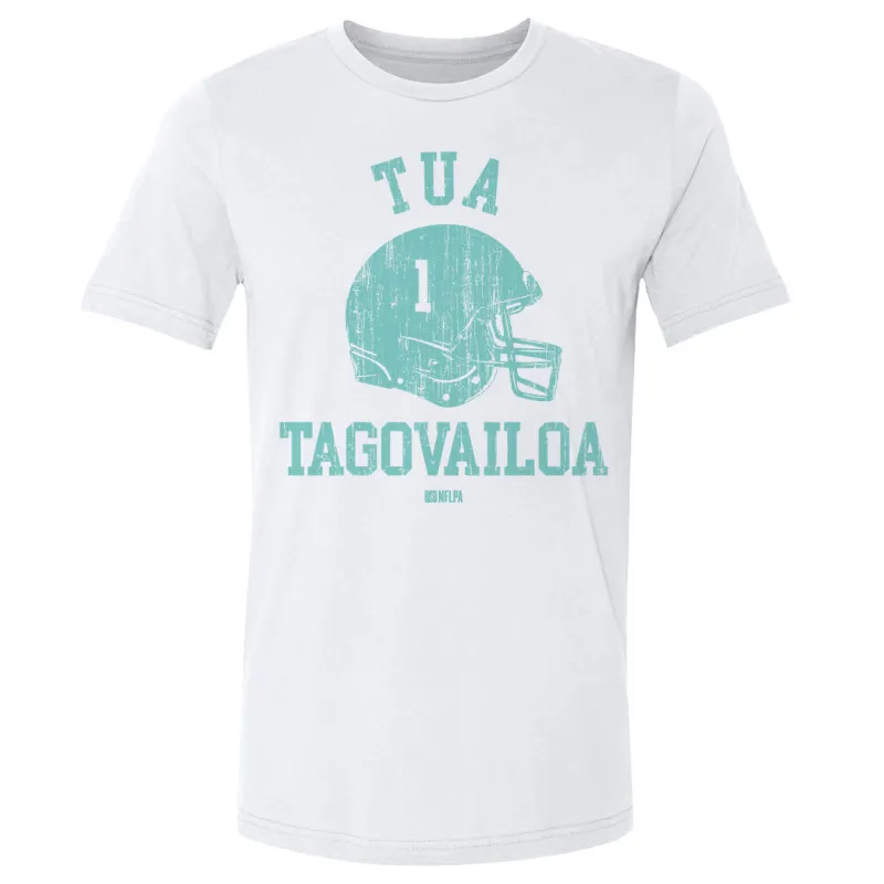 Tua Tagovailoa Miami Helmet Font sold by 500 Level