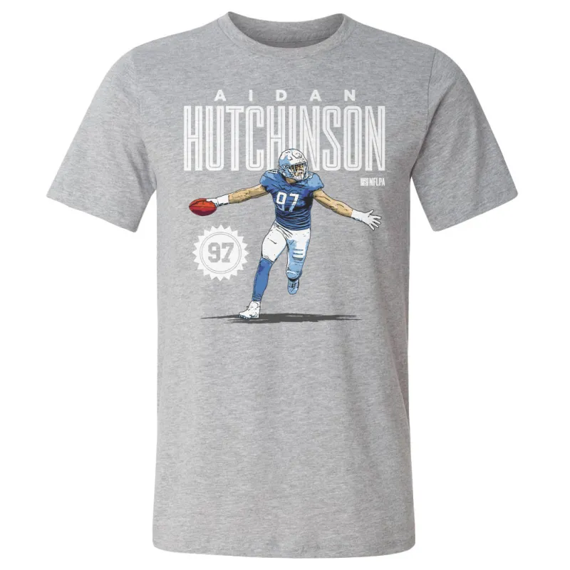 Aidan Hutchinson Detroit Card WHT made by 500 Level