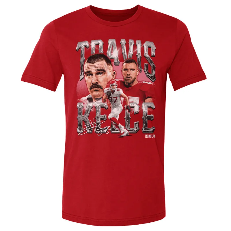 Travis Kelce Kansas City Vintage WHT sold by 500 Level