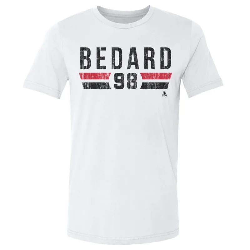 Connor Bedard Chicago Font sold by 500 Level
