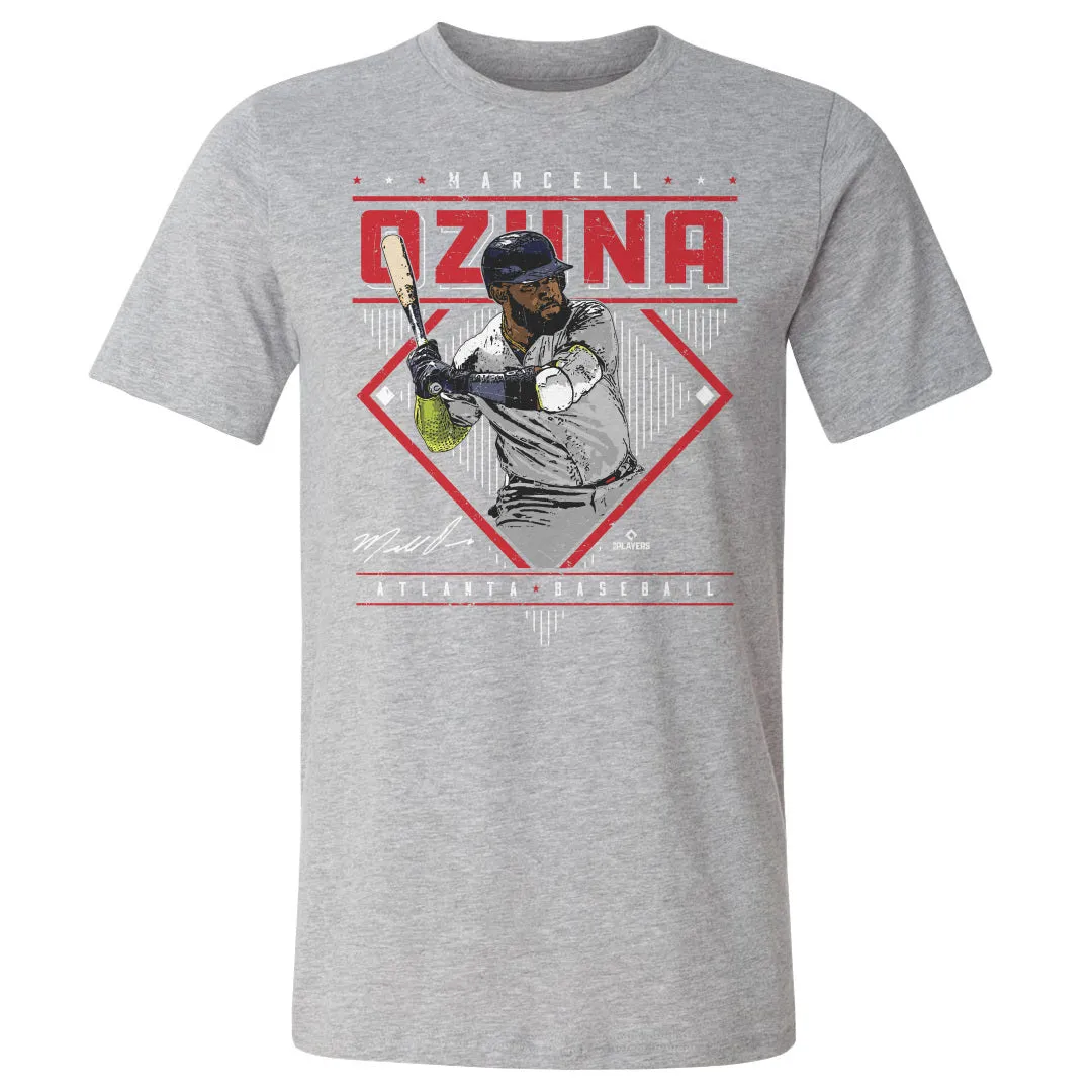 Marcell Ozuna Atlanta Diamond Name WHT sold by 500 Level product image thumbnail 2