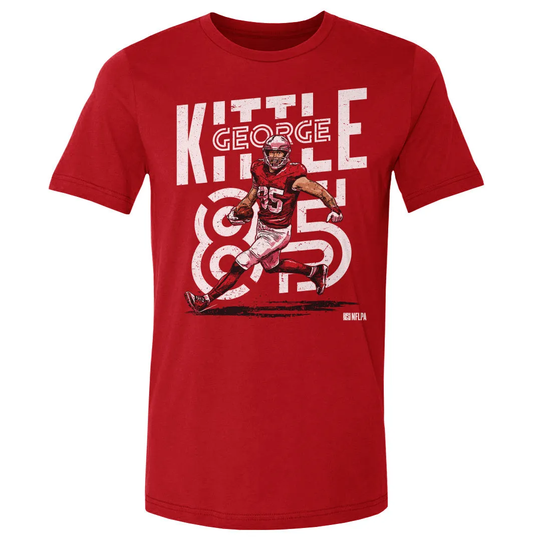 George Kittle San Francisco Player Name WHT sold by 500 Level