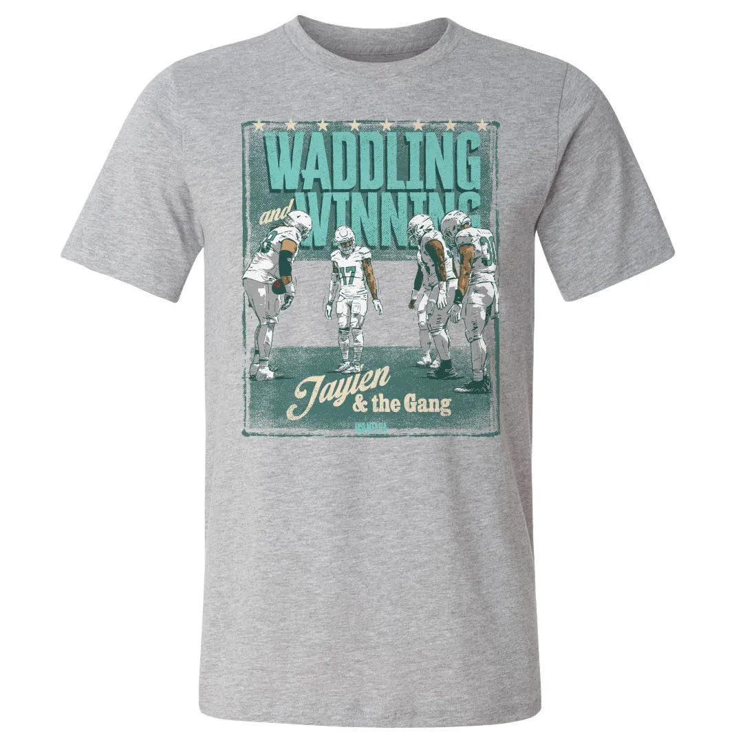 Jaylen Waddle Miami Waddling Winning WHT sold by 500 Level product image thumbnail 2