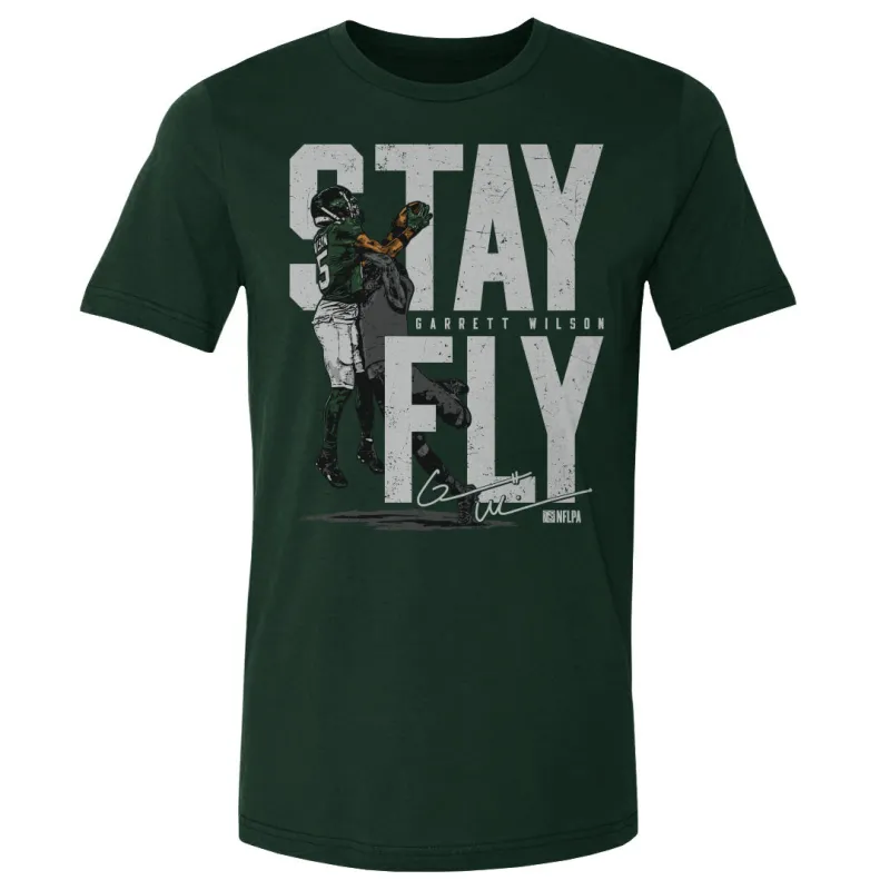 Garrett Wilson New York J Stay Fly WHT sold by 500 Level