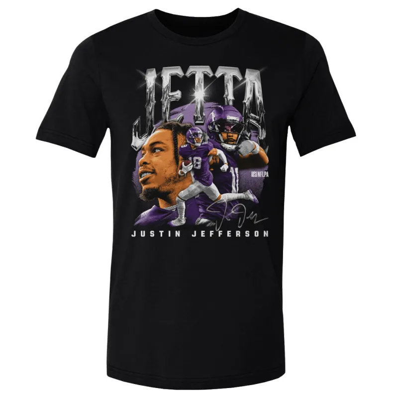 Justin Jefferson Minnesota Jetta Vintage WHT sold by 500 Level