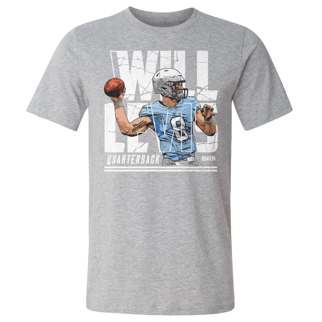 Will Levis Tennessee Player Name WHT sold by 500 Level