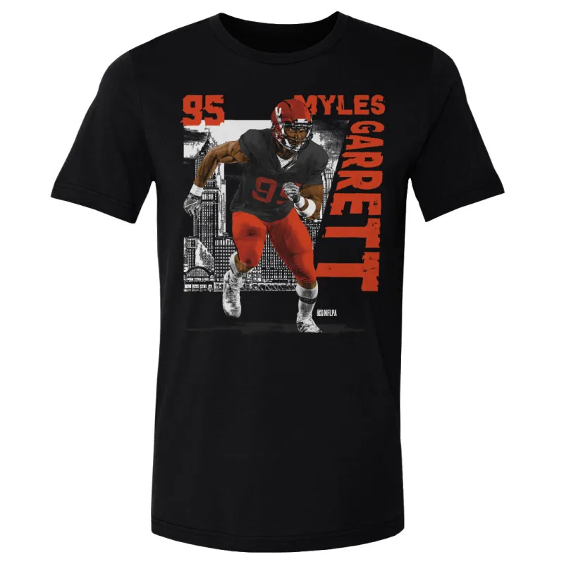 Myles Garrett Cleveland Player Name WHT made by 500 Level