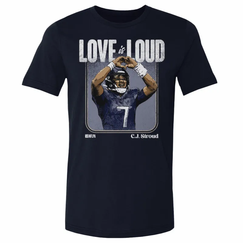 C.J. Stroud Houston Love Is Loud WHT sold by 500 Level