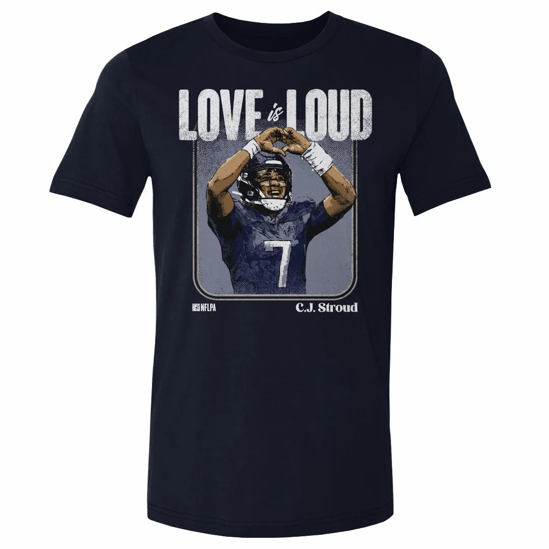C.J. Stroud Houston Love Is Loud WHT sold by 500 Level