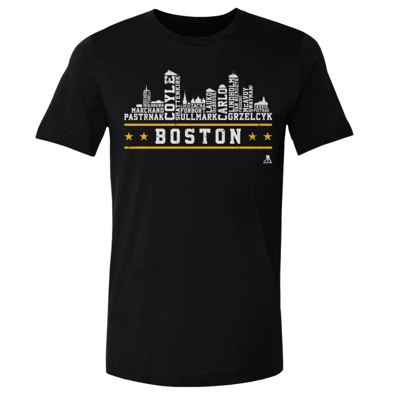 Boston Hockey Roster Skyline 23 WHT sold by 500 Level