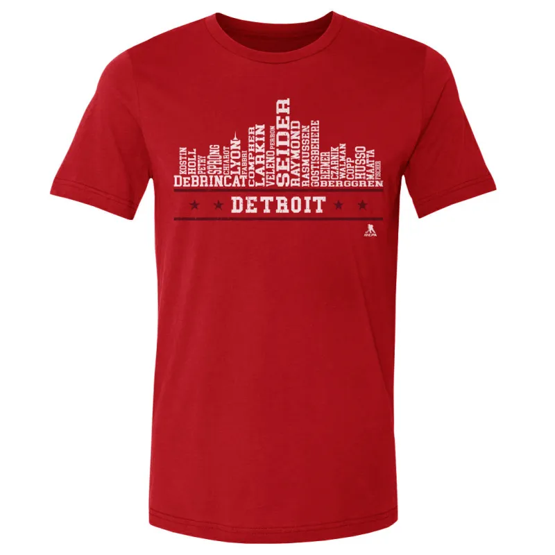 Detroit Hockey Roster Skyline 23 WHT sold by 500 Level